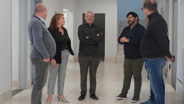 Julio Zamora inspeccionó el funcionamiento de la nueva Escuela Secundaria N°47 de Benavídez